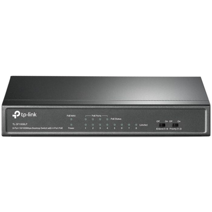 TP-Link TL-SF1008LP - Switch Fast Ethernet de 8 Puertos (4 Puertos PoE+) 0 TP-Link TL-SF1008LP - Switch Fast Ethernet de 8 Puertos (4 Puertos PoE+) 0