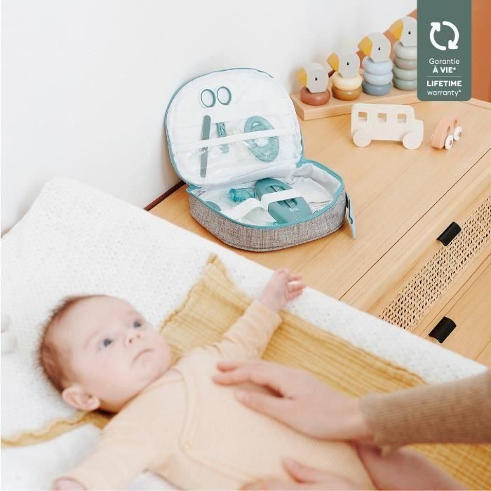 Babymoov Kit de Cuidado Completo Personalizable para Bebé - Estuche de Aseo con Bolsillos Interiores y Exteriores 1