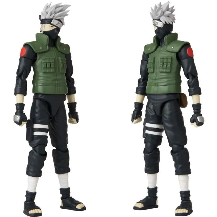 Bandai Anime Heroes 36903 Figura de Acción Kakashi Naruto con más de 20 Puntos de Articulación (Idiomas: English, Francés, Alemán, Portugués, Español) Bandai Anime Heroes 36903 Figura de Acción Kakashi Naruto con más de 20 Puntos de Articulación (Idiomas: English, Francés, Alemán, Portugués, Español)