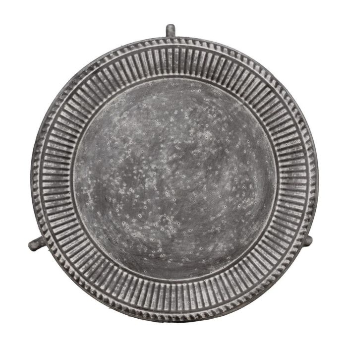 Mesita Gris Metal 36 X 36 X 61 cm