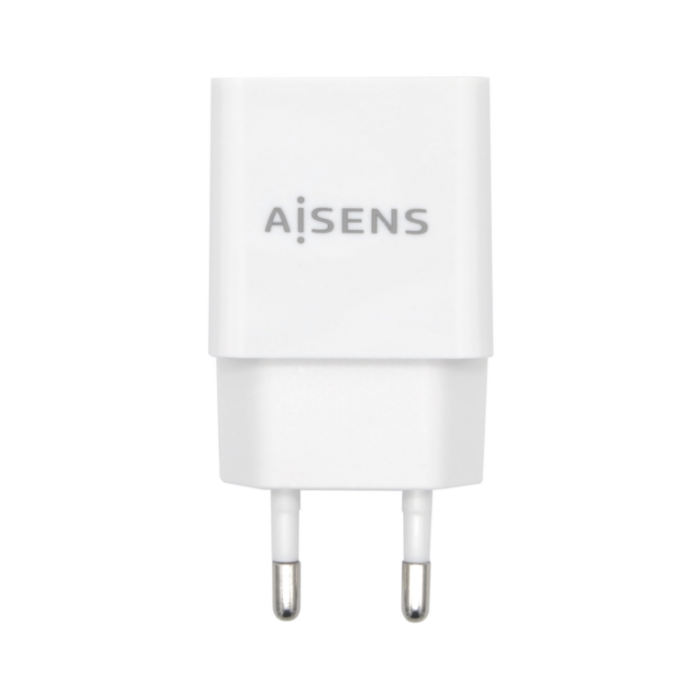 Aisens Cargador USB 10W 5V 2A Blanco - Alta Eficiencia para Móviles, Tablets y Más