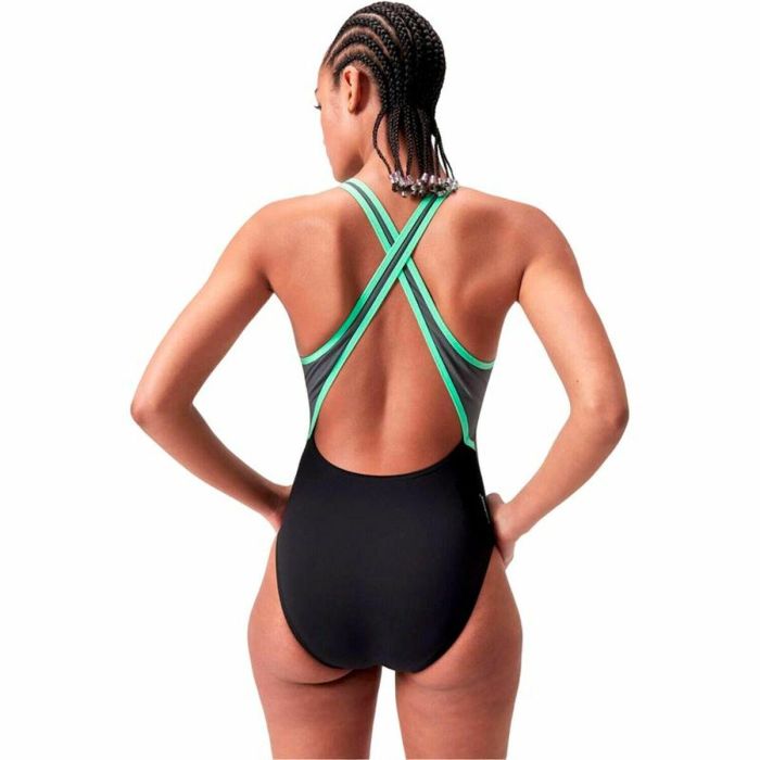 Bañador Mujer Speedo High Neck Splice Cross Verde 5 m 1 Bañador Mujer Speedo High Neck Splice Cross Verde 5 m 1
