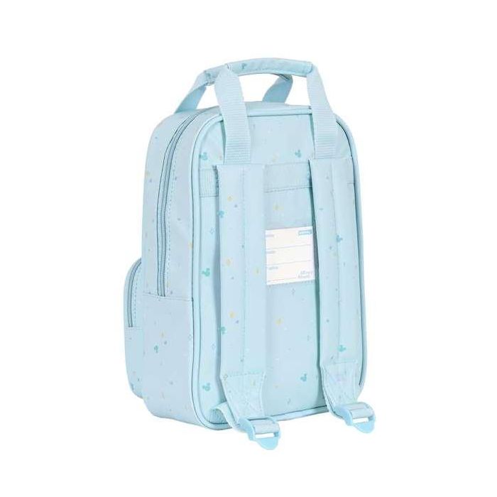 Mochila Escolar Mickey Mouse Clubhouse Azul claro 20 x 28 x 8 cm 1 Mochila Escolar Mickey Mouse Clubhouse Azul claro 20 x 28 x 8 cm 1