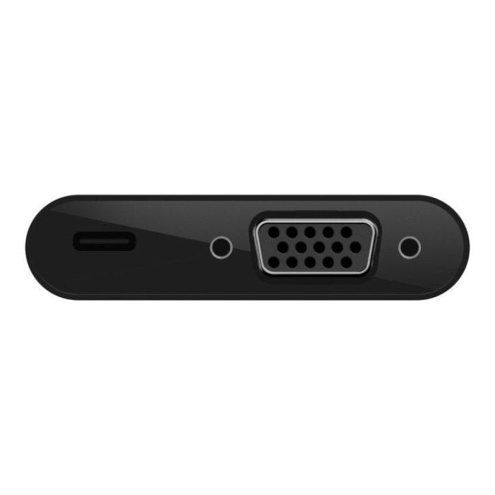 Adaptador Belkin Usb-C A Vga Con Adaptador De Carga Negro 2 Adaptador Belkin Usb-C A Vga Con Adaptador De Carga Negro 2