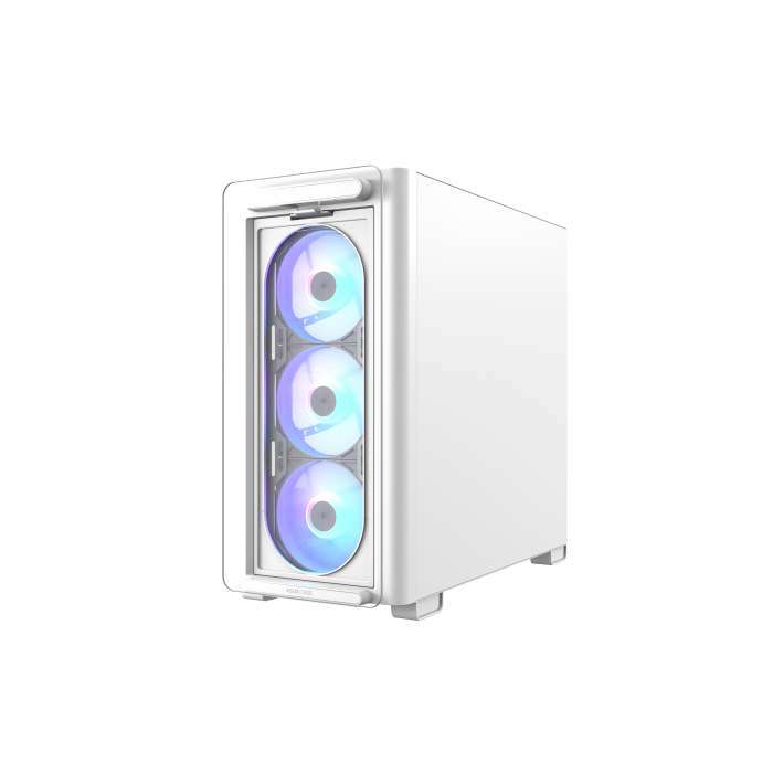 Asus A23 PLUS TG ARGB WHITE - Torre PC Blanco, micro ATX/Mini-ITX, 3x120mm Ventiladores, Ref. 90DC00K3-B19010 9 Asus A23 PLUS TG ARGB WHITE - Torre PC Blanco, micro ATX/Mini-ITX, 3x120mm Ventiladores, Ref. 90DC00K3-B19010 9