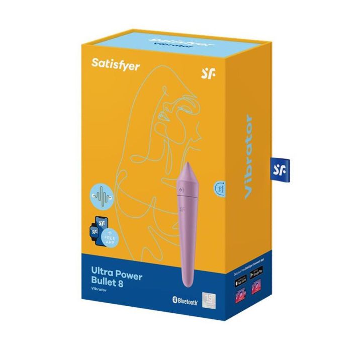 Satisfyer Ultra power bullet 8 vibrador lila Satisfyer Ultra power bullet 8 vibrador lila