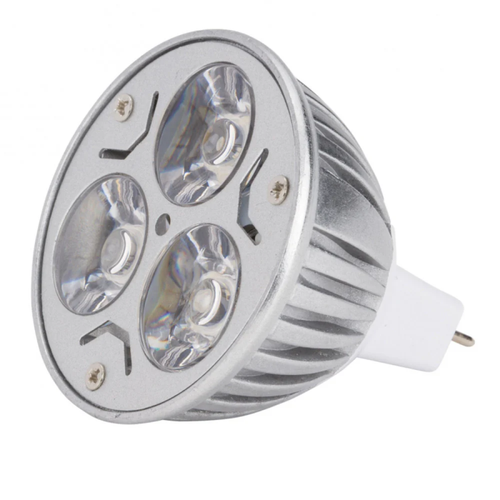 Pack 8 Bombillas LED GU5,3 6W 515Lm 3000ºK 40.000H CA-MR16-9W-WW-PK8-AP 3