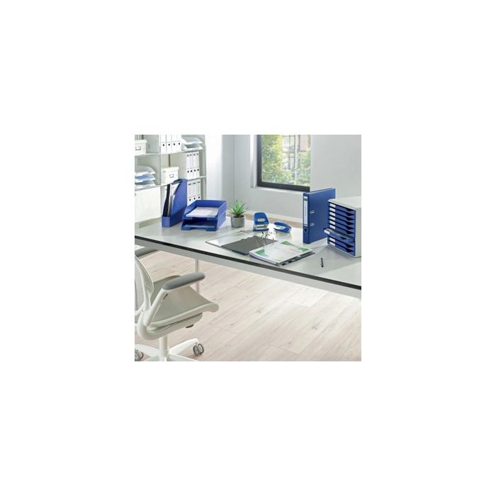 Leitz Archivador de Palanca 180º DIN A4 Maxi Polipropileno Lomo 80 mm Azul 8