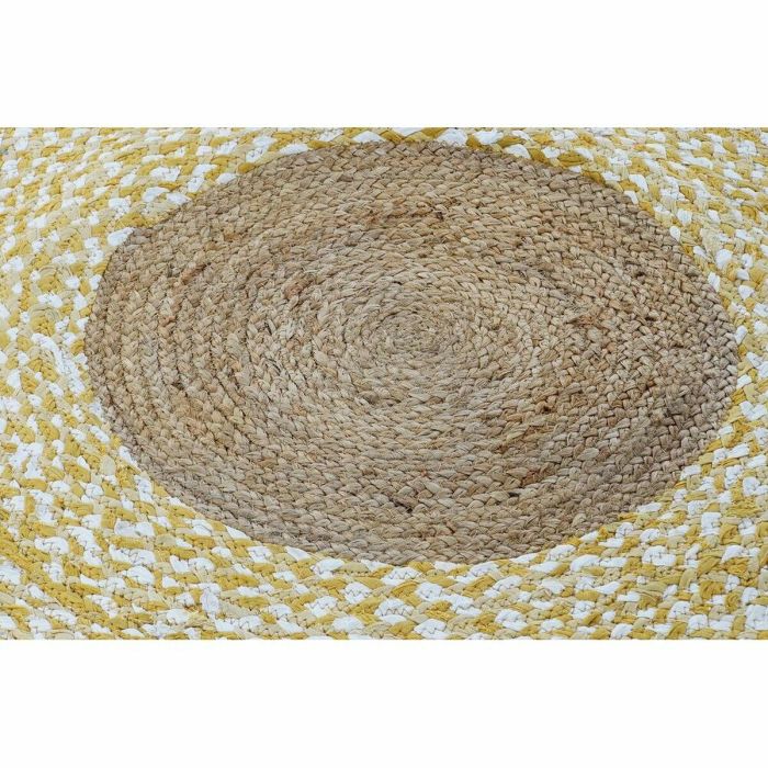 Alfombra DKD Home Decor Marrón Blanco Amarillo (200 x 200 x 1 cm) 3