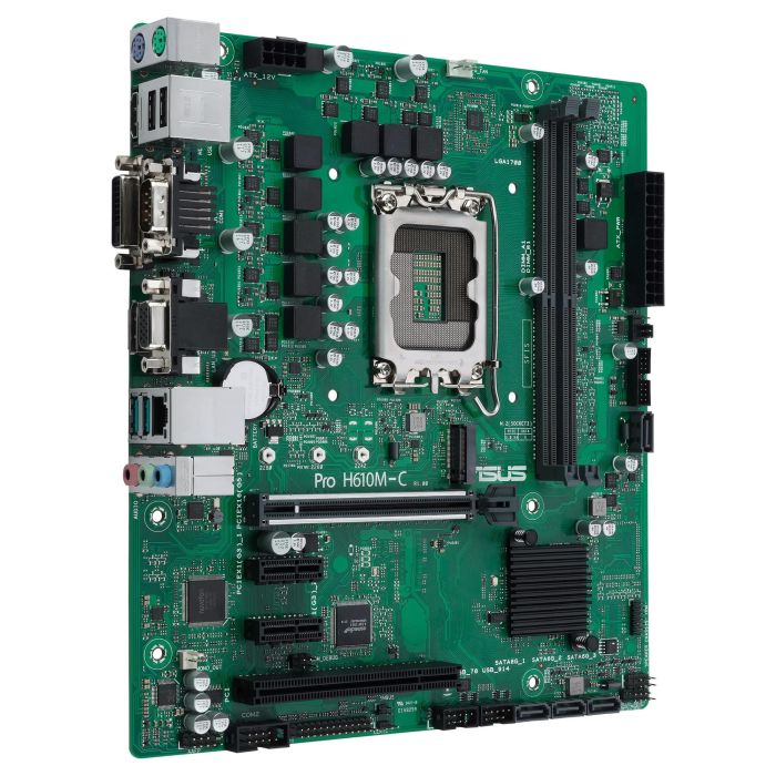 ASUS Placa Base H610M-C-CSM Socket LGA 1700 DDR5 con Salidas HDMI, DisplayPort, DVI y VGA - Micro ATX 2 ASUS Placa Base H610M-C-CSM Socket LGA 1700 DDR5 con Salidas HDMI, DisplayPort, DVI y VGA - Micro ATX 2