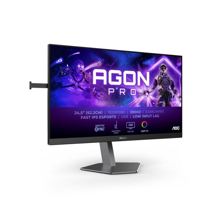 AOC AG256FS Monitor Gaming 24,5" Full HD IPS 390Hz 0,3ms GtG con Adaptive Sync, 2 HDMI, DisplayPort y Altura Regulable - Negro 1 AOC AG256FS Monitor Gaming 24,5" Full HD IPS 390Hz 0,3ms GtG con Adaptive Sync, 2 HDMI, DisplayPort y Altura Regulable - Negro 1