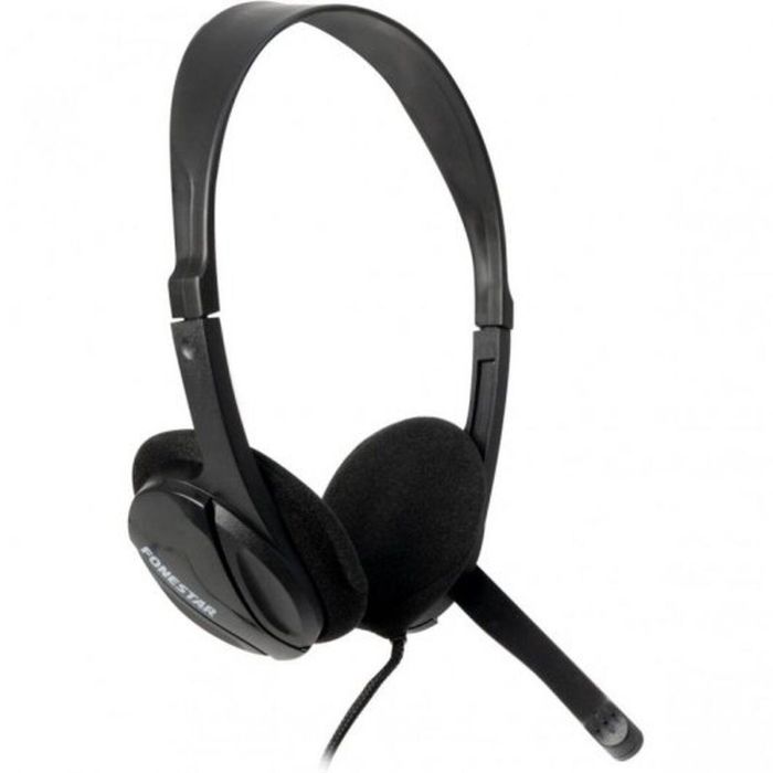 Auriculares de Diadema FONESTAR HOME-35 Negro 2