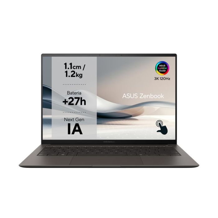 Portátil Asus Zenbook S 14 OLED UX5406SA-PZ334W Intel Core Ultra 7-258V/ 32GB/ 1TB SSD/ 14"/ Win11 Portátil Asus Zenbook S 14 OLED UX5406SA-PZ334W Intel Core Ultra 7-258V/ 32GB/ 1TB SSD/ 14"/ Win11