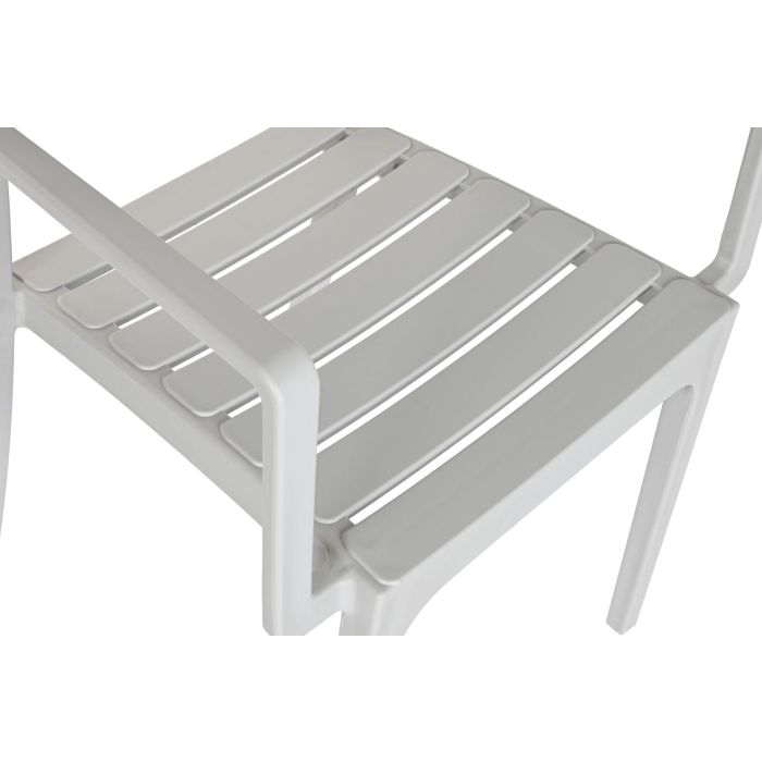 Silla Terraza Y Jardin DKD Home Decor Gris 52 x 84 x 57 cm (4 Unidades) 3 Silla Terraza Y Jardin DKD Home Decor Gris 52 x 84 x 57 cm (4 Unidades) 3