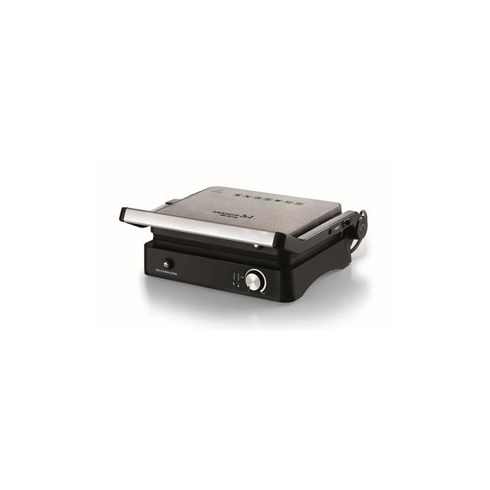 Ariete Grill Plancha Eléctrico 2000W, 2 Niveles de Cocción, Placas Antiadherentes 1 Ariete Grill Plancha Eléctrico 2000W, 2 Niveles de Cocción, Placas Antiadherentes 1