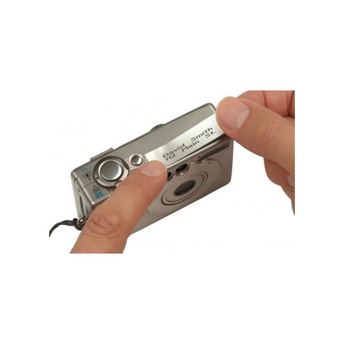 DYMO Cinta LT 12mmx4mt -Negro/Plata metalizada 2