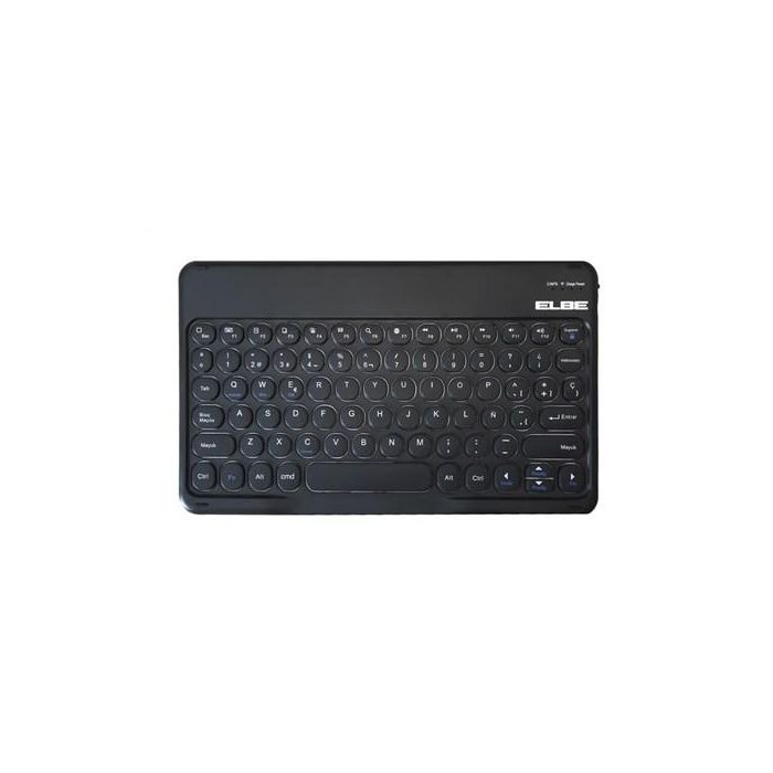 Elbe TE-102-BT Teclado Bluetooth Slim Negro para Windows, iOS, Android y Smart TV 1