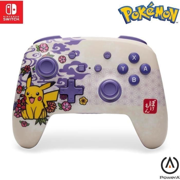 Mando inalámbrico - POWER A - Nintendo Switch - Pikachu Blossom Mando inalámbrico - POWER A - Nintendo Switch - Pikachu Blossom