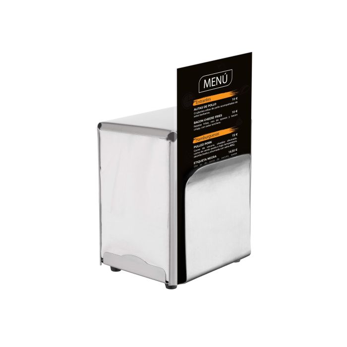 Servilletero Inox C/Porta Menu My Bar (12 Unidades) 2