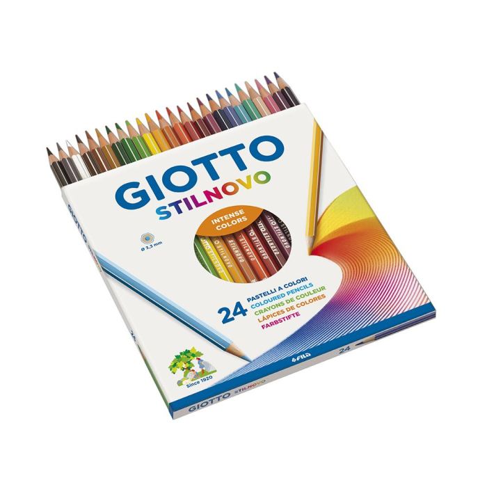 Giotto Lápices De Colores Stilnovo Pastel C-Surtidos Estuche 24 Ud 2