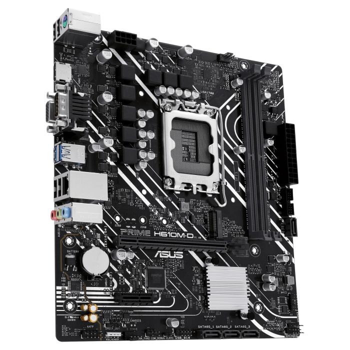 ASUS PRIME H610M-D LGA 1700 DDR5 HDMI/VGA PCIE4.0 4SATA3 USB3.2 MATX 3 ASUS PRIME H610M-D LGA 1700 DDR5 HDMI/VGA PCIE4.0 4SATA3 USB3.2 MATX 3