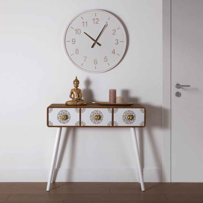 Reloj Pared Madera 60 Cm Versa 1 Reloj Pared Madera 60 Cm Versa 1