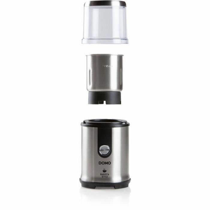 Domo DO723K Molinillo de café eléctrico, 300 W, 110 g de capacidad, molienda con muelas 4
