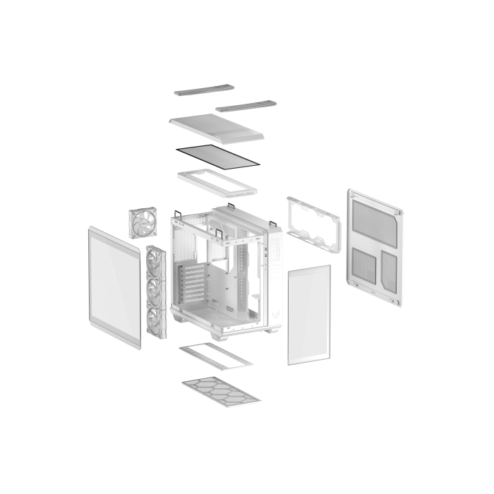 ASUS TUF GAMING GT502 Horizon TG ARGB White Midi Tower PC Blanco - 90DC0093-B19010 16 ASUS TUF GAMING GT502 Horizon TG ARGB White Midi Tower PC Blanco - 90DC0093-B19010 16