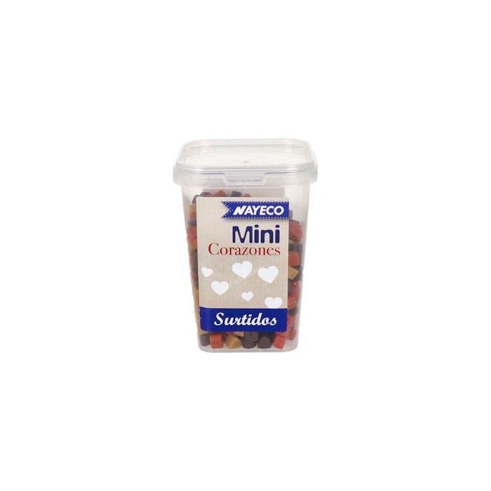 Nayeco Mini Corazones - Snack en forma de corazón con variedad de sabores - 200 gr