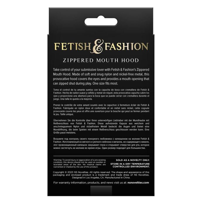 Máscara NS Novelties Fetish & Fashion 3 Máscara NS Novelties Fetish & Fashion 3