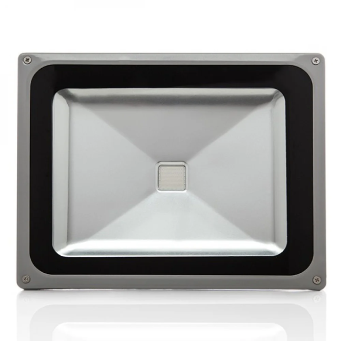 Brico Foco Proyector LED 50W 4.250Lm IP65 Rojo 40.000H [BQFS29050B-R]