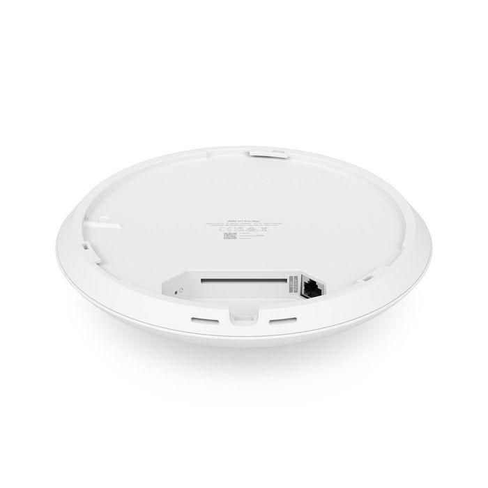 Ubiquiti WiFi 7 AP, 6 GHz, 8 spatial streams, 2.5 GbE RJ45 port, PoE+, 44-57V DC, polycarbonate, aluminum, white 6