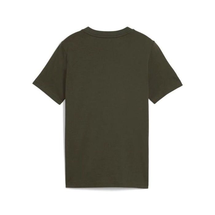 Camiseta de Manga Corta Infantil Puma Essentials 2 Color No.1 Log Oliva M 1