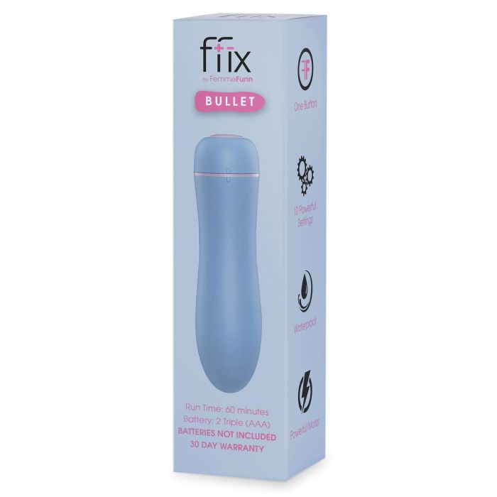 Mini Vibrador FemmeFunn Ffix Bullet Azul 1 Mini Vibrador FemmeFunn Ffix Bullet Azul 1
