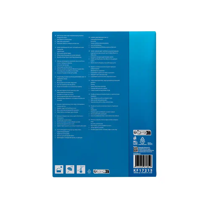 Q-connect Papel Multifuncion DIN A3 80gr Paquete 500 Hojas Blanco Certificado PEFC 2