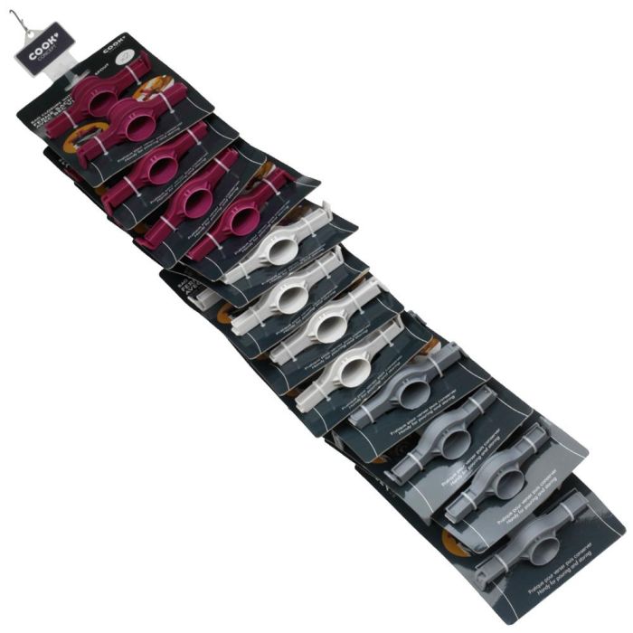 Cook Concept Juego de 2 Pinzas con Dispensador y Vertedor para Bolsas, Colores Surtidos 3