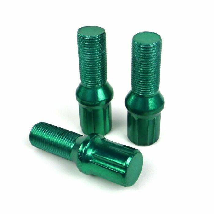 Set Tuercas OMP 27 mm Verde 20 uds M12 x 1,25 4 Set Tuercas OMP 27 mm Verde 20 uds M12 x 1,25 4