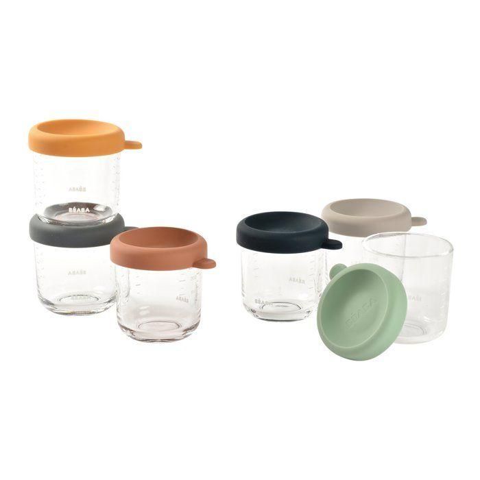 Beaba BEA1699584766863 Caja de 6 porciones de vidrio Sunrise de 250 ml 1