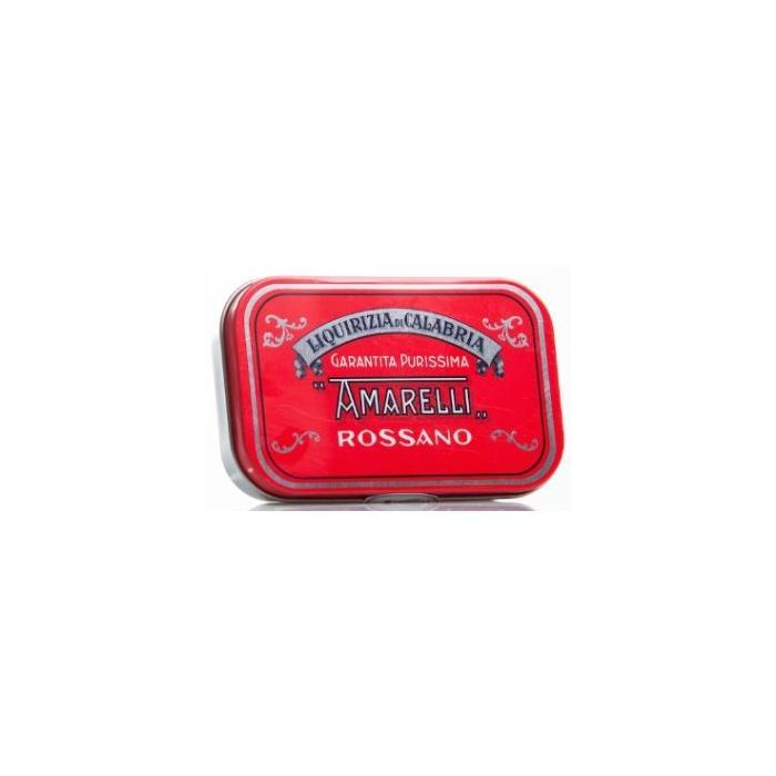 Amarelli Rossa Spezatina Regaliz Puro sin Azúcares Añadidos, Rozos, 12 Unidades x 40g