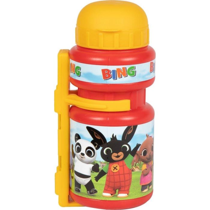 Bing CZ11168 Botella de Agua para Bicicleta 350ml con Gráficos del Conejito Bing. Fijación Segura y Fácil Bing CZ11168 Botella de Agua para Bicicleta 350ml con Gráficos del Conejito Bing. Fijación Segura y Fácil
