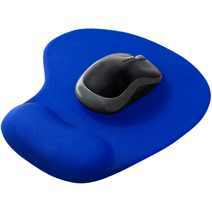 Q-connect Alfombrilla Ratón con Reposamuñecas de Gel, Azul, 190x230x20 mm 3