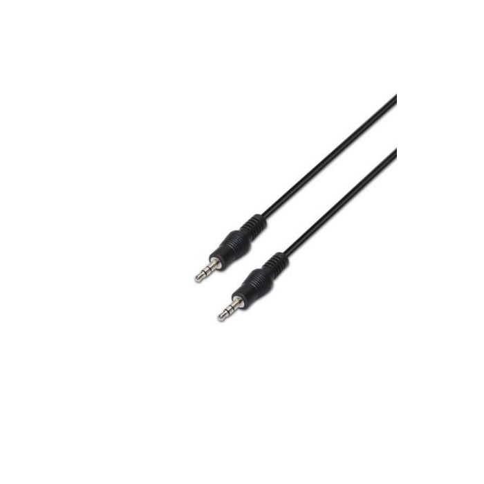 AISENS - CABLE AUDIO ESTÉREO, JACK 3.5/M-JACK 3.5/M, NEGRO, 10M