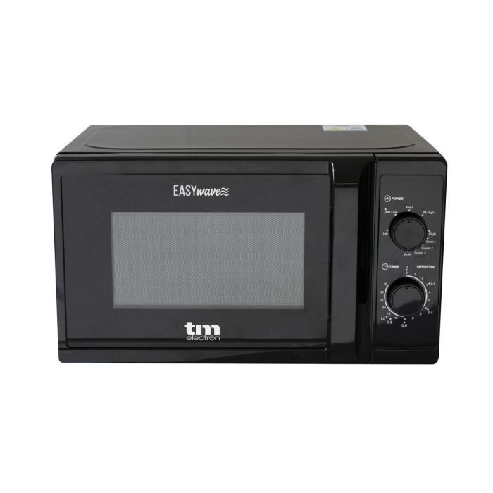 Microondas con Grill TM Electron Negro 700 W 20 L 6