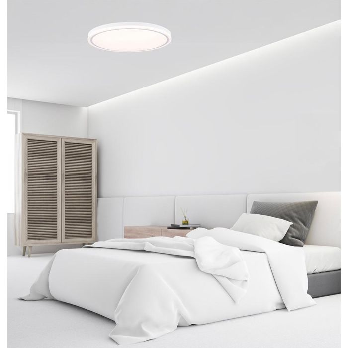 Plafón led circular, targes, 80 W, 3cct, 8800 lm, blanco, ø60 x 6,5 cm 2 Plafón led circular, targes, 80 W, 3cct, 8800 lm, blanco, ø60 x 6,5 cm 2