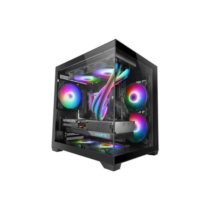 Mars Gaming Caja Gaming Minitorre MC-VIEW2 Negra