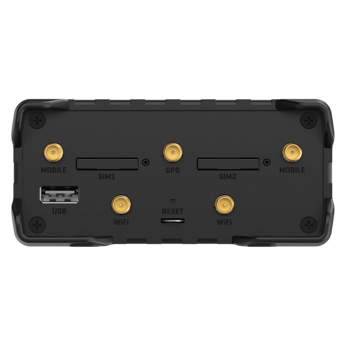 Teltonika RUT906 Router Dual SIM LTE Wifi Industrial Negro Aluminio Carril DIN