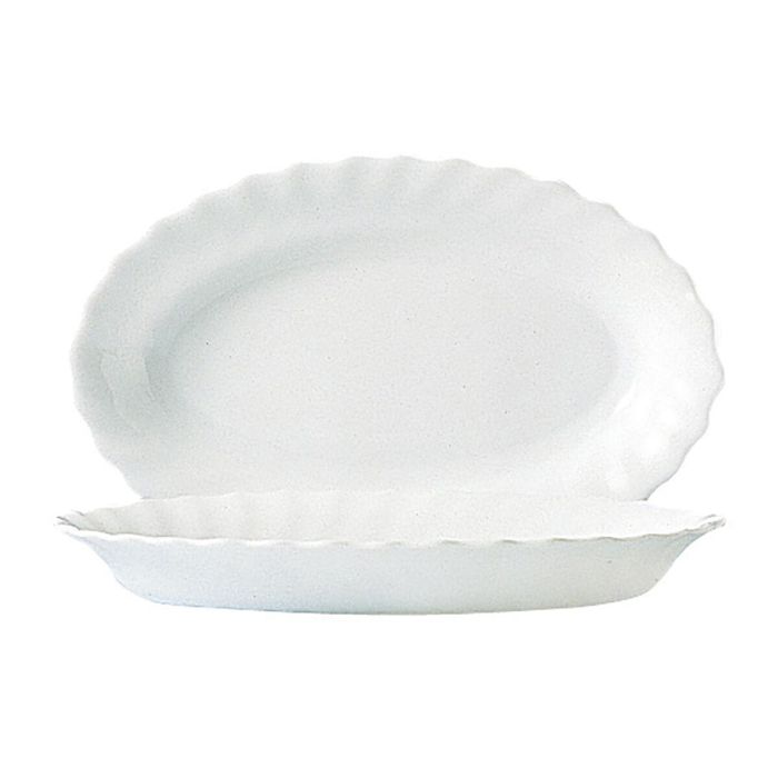 Fuente de Cocina Luminarc Trianon Blanco Vidrio (22 cm) (24 Unidades) 1