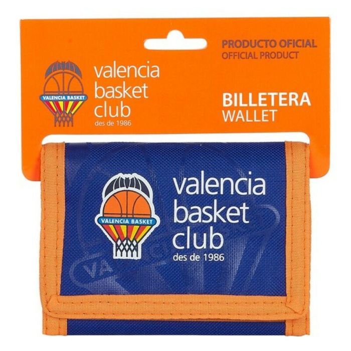 Safta Billetera con cabecera Valencia Basket 12,5x9,5cm Azul y Naranja 1 Safta Billetera con cabecera Valencia Basket 12,5x9,5cm Azul y Naranja 1