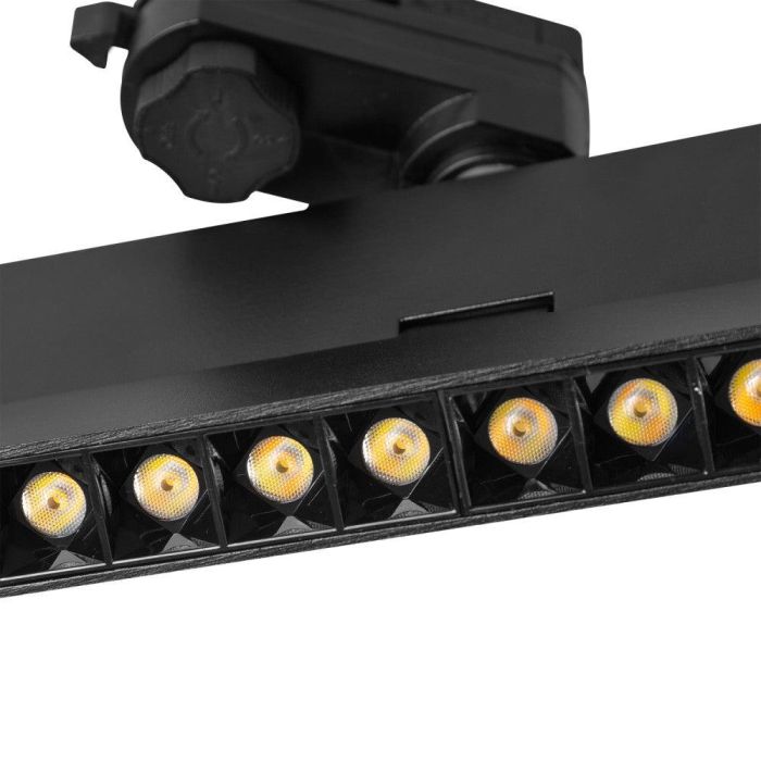 Luminaria Lineal de Carril LED Trifásico Epistar 5054 12W 1200Lm  CCT Regulable TRIAC [1916-TL-12W-3F-CCT] 2
