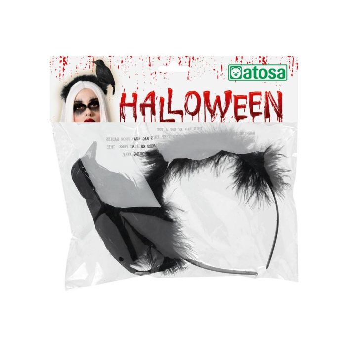 Diadema Cuervo Negro Halloween 1